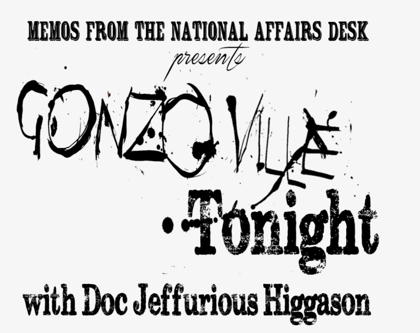Gonzoville Tonight Title - Calligraphy, transparent png #9803586