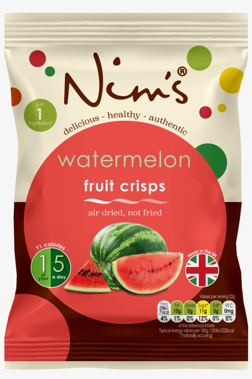 Watermelon - Nims Fruit Crisps, transparent png #9803713