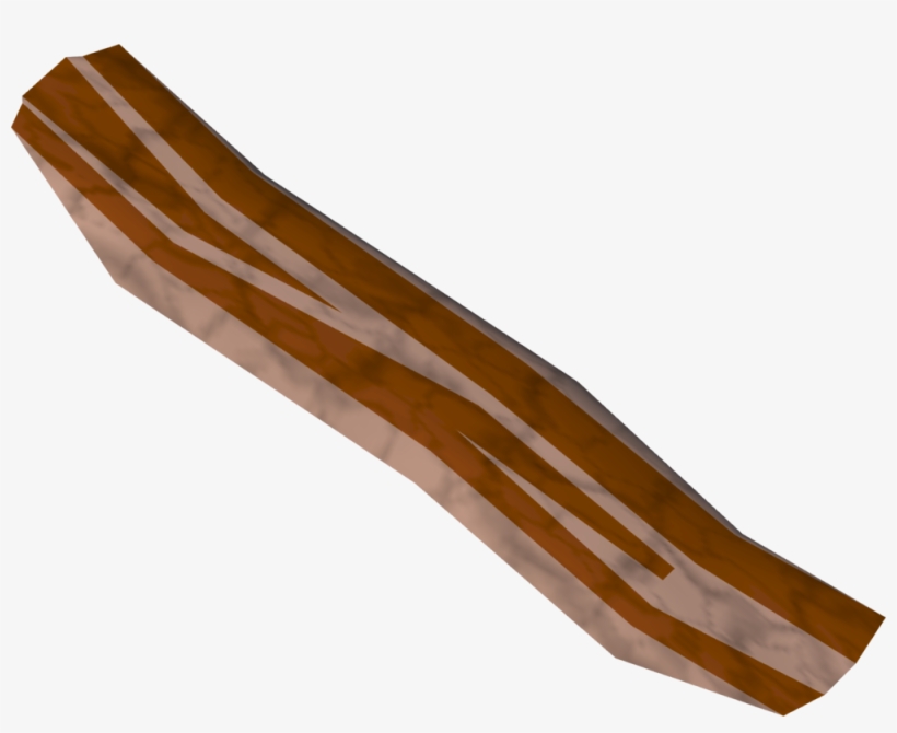 Bacon Is Made By Cooking Raw Bacon On A Fire Or Range, - Wood, transparent png #9804030