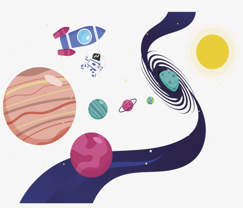 Black Hole Clipart Vector Png - Black Holes Vector Png, transparent png #9804035