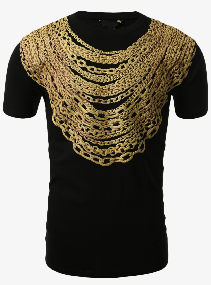 Black T Shirts Versace Men, Mens Tops, Swag, Jesus - Blouse, transparent png #9805099