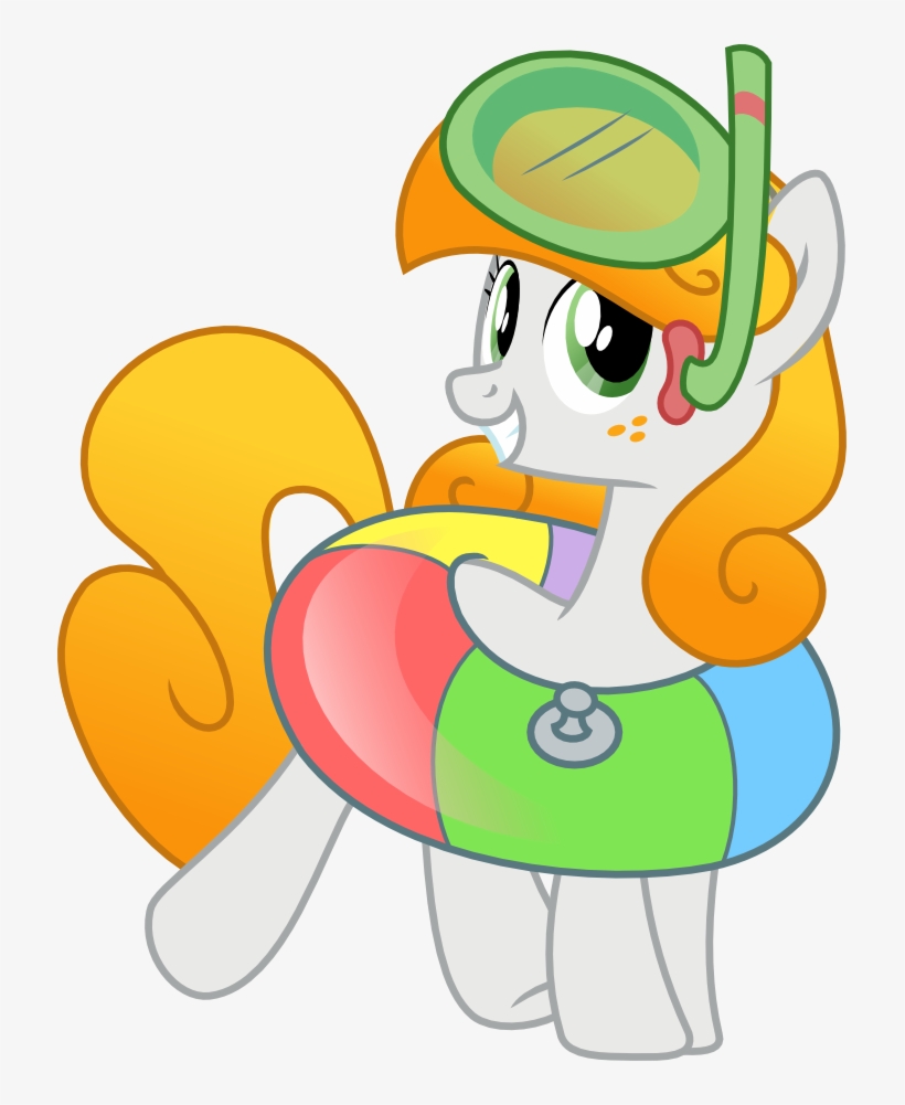 Pony-paint, Earth Pony, Female, Freckles, Grin, Inner - Cartoon, transparent png #9805525