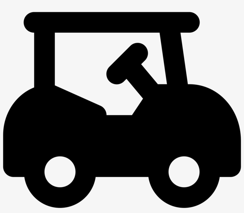 Golf Cart Icon - Tractor, transparent png #9806051