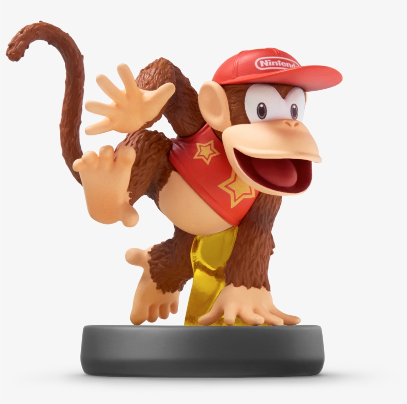 Diddy Kong - Amiibo Diddy Kong, transparent png #9806094