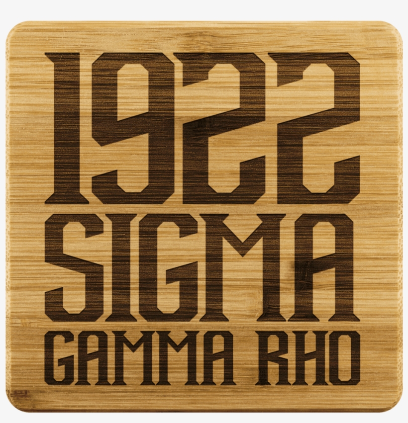 Sigma Gamma Rho Square Coaster - Mat, transparent png #9806974