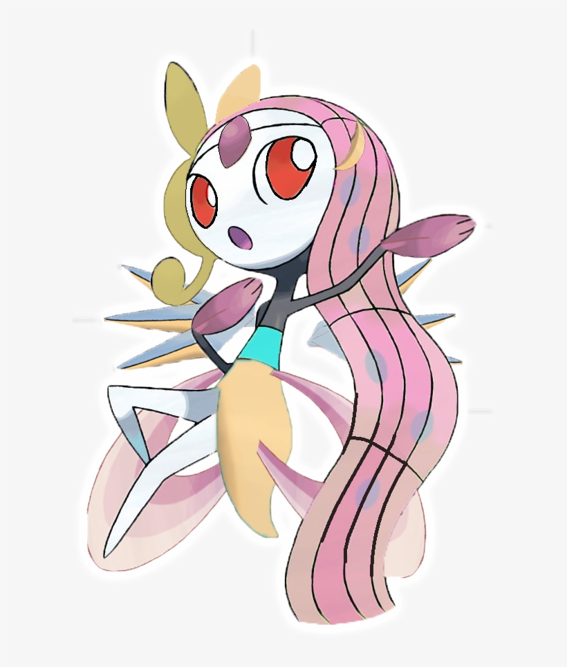 Imagemeloetta - Legendary Prettiest Pokemon, transparent png #9806979