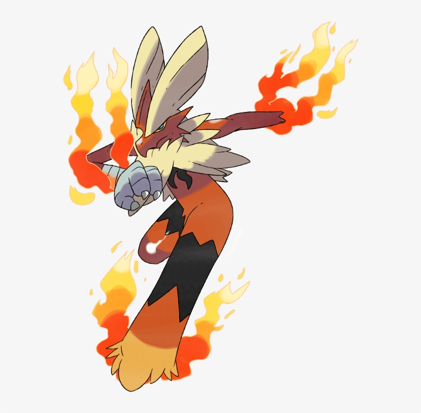 Pokemon Shiny Mega Blaziken, transparent png #9807866