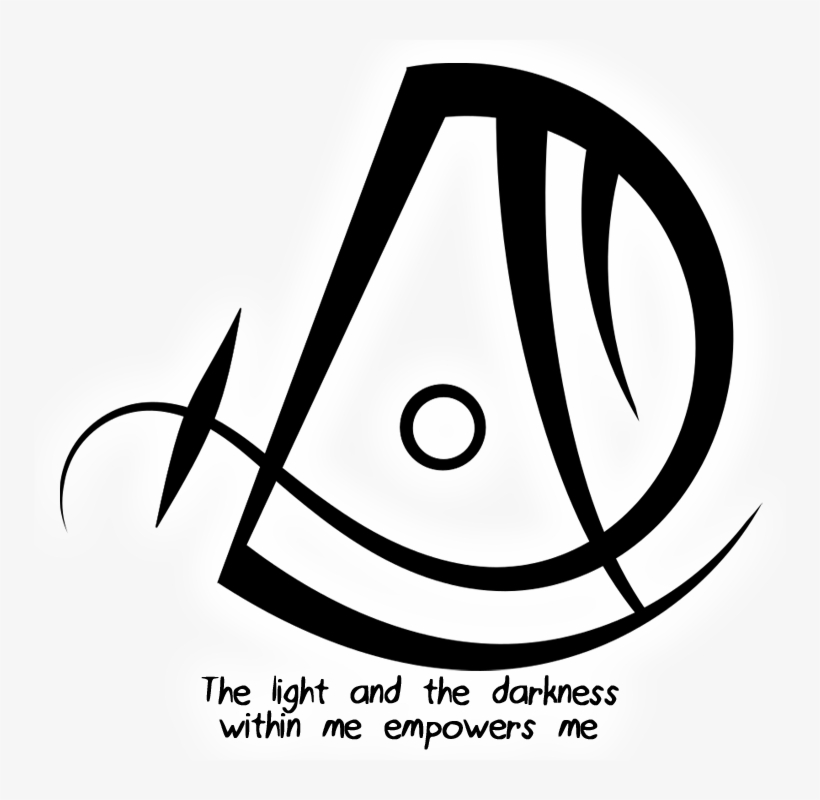 Sigil Athenaeum “i Am One With The Darkness” Sigil - Dark Sigils, transparent png #9808277