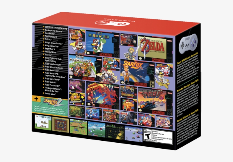Super Nintendo Snes Classic Edition - Super Nintendo Classic Edition, transparent png #9808476