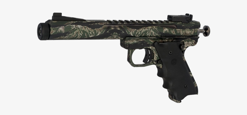 Volquartsen Scorpion Tiger Striped 6" With 22 Target - Trigger, transparent png #9809118