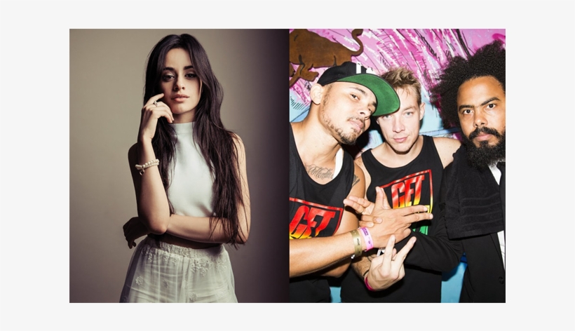 Camila Cabello Fora Do Fifth Harmony Produtor Publica - Major Lazer E Camila Cabello, transparent png #9809321