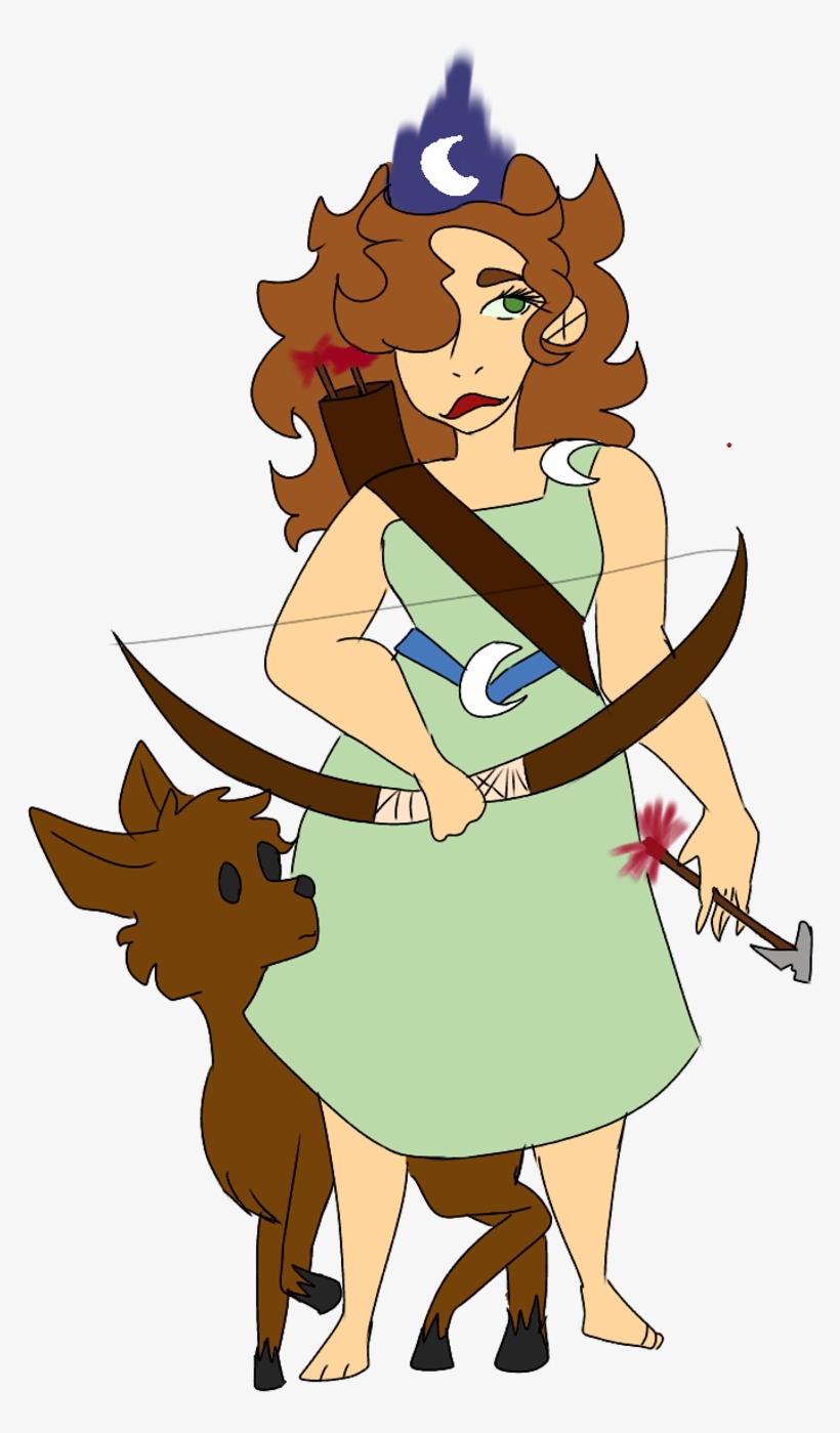 Artemis Sticker - Cartoon, transparent png #9809331
