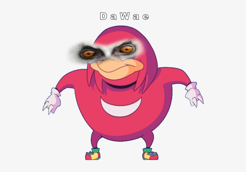 D A W A E - Ugandan Knuckles Png, transparent png #9809478