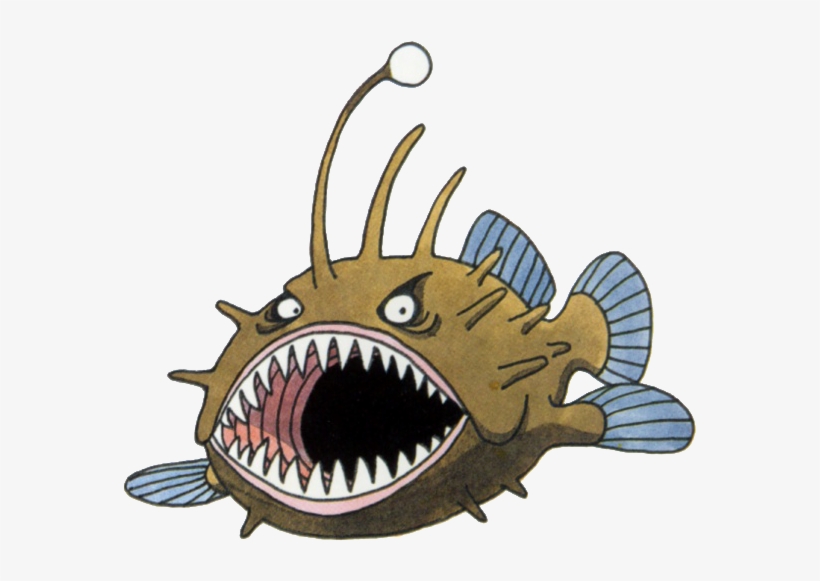 Pez Estrangulador Monstruos, Diseño De Monstruo, Dragones, - エビル アングラー, transparent png #9811103