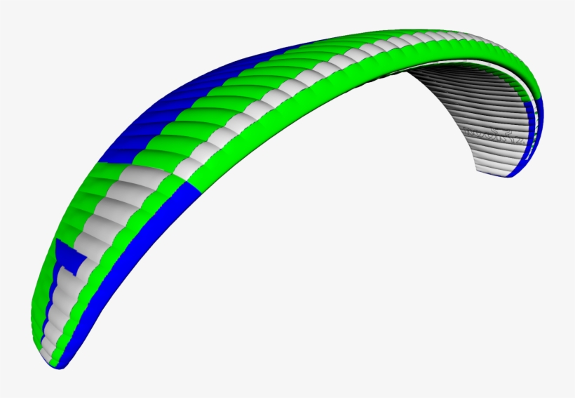 Lilac Green Blue - Paragliding, transparent png #9811555