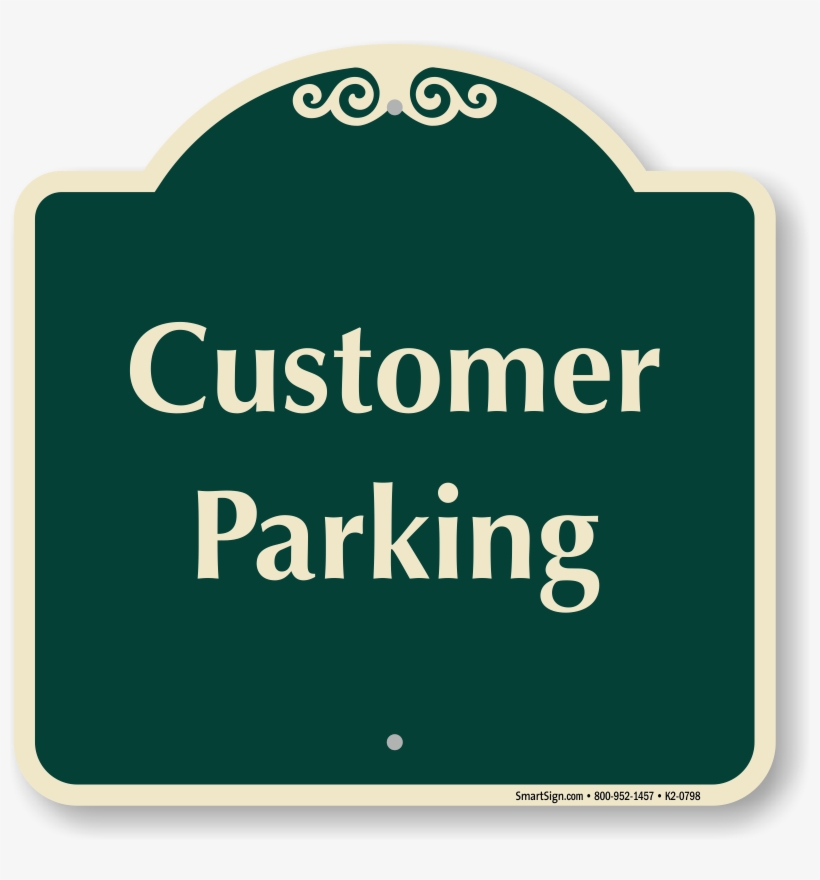 Designer Parking Signs - Thanks For Your Business Sign, transparent png #9811801