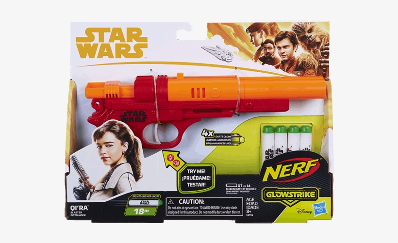 Qi'ra Nerf Glowstrike Blaster Series - Nerf Star Wars Qi Ra, transparent png #9812004