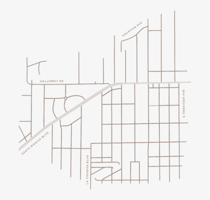 Pali West Hollywood Map5 E1519317575816 - Diagram, transparent png #9812179