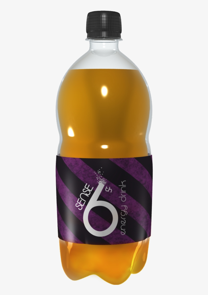 6th Sense Energy Drink® Bottles - Apfelschorle, transparent png #9812182