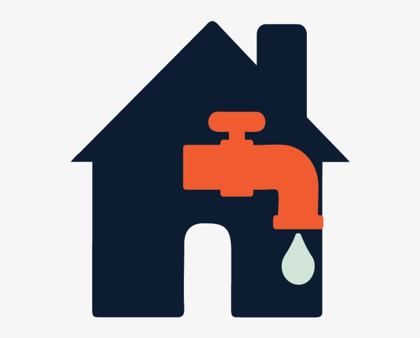 Plumbing Services - Home Heart Graphic, transparent png #9812610