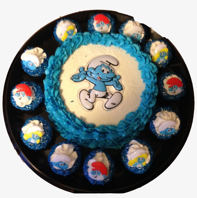 Smurf Platter - Smurfs, transparent png #9813032