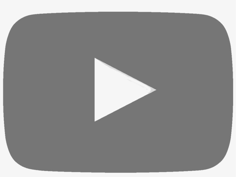 Youtube - Youtube Grey Play Button, transparent png #9813319