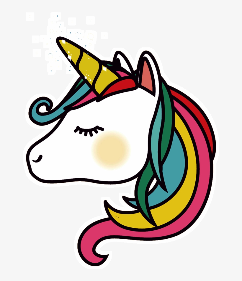 Unicornio Png - Картинки Единорогов Для Срисовки, transparent png #9813557