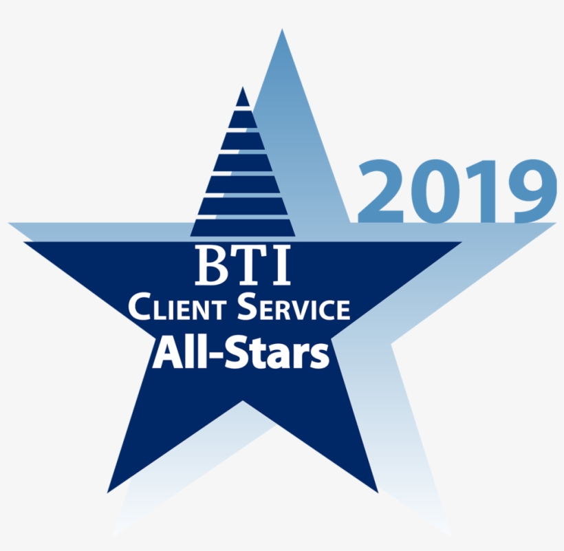 Bti Consulting Group Client Service All-stars 2019 - Blue Nautical Star, transparent png #9814242