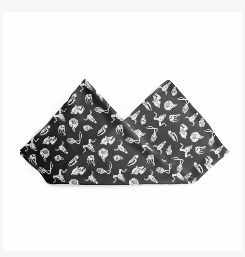 Banana Bandanas Pet Semetary Overripe Dog Bandana Skull - Pattern, transparent png #9814491