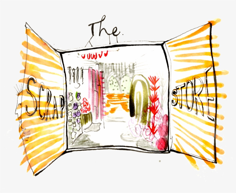 Edinburgh Scrap Store - Illustration, transparent png #9814524