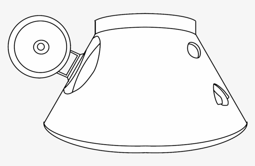 Tks Landing Capsule Drawing - Line Art, transparent png #9814662