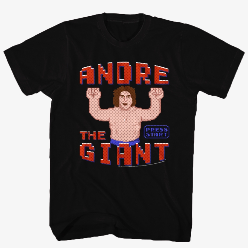 Andre The Giant Video Game T-shirt - Blue Brothers Shirt Ebay, transparent png #9815146