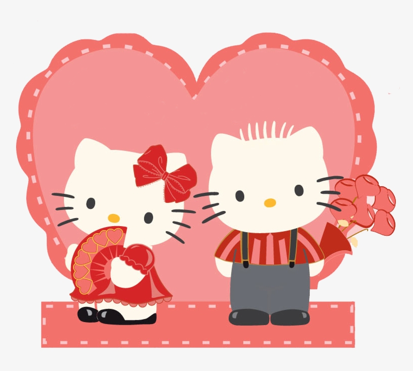 Photo Hk3 - Hello Kitty Valentine Card, transparent png #9815499