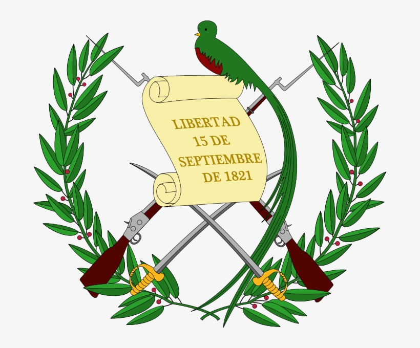 Guatemala Drawing Guatemalan Quetzal - Guatemala Coat Of Arms, transparent png #9816480