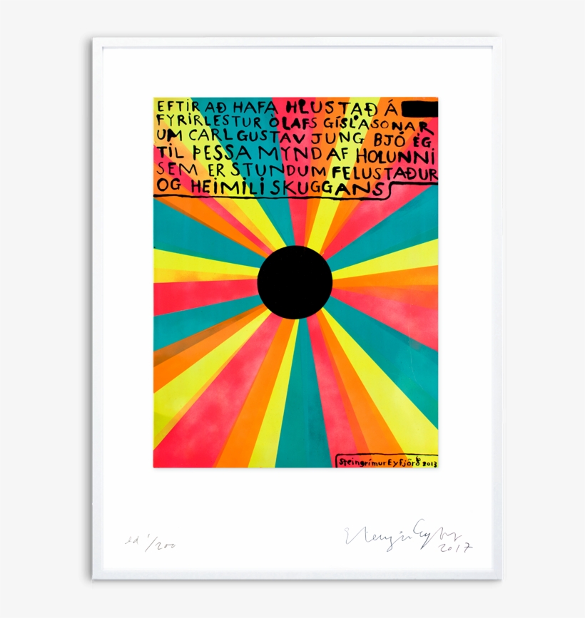 The Shadow Art Print By Steingrimur Eyfjord - Circle, transparent png #9816853