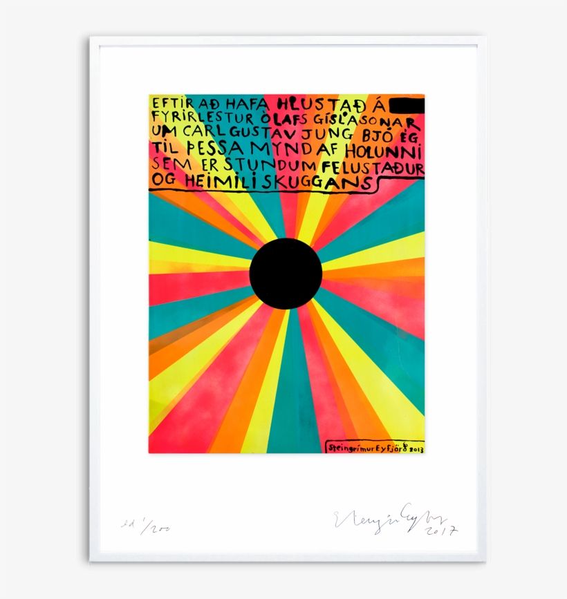 The Shadow Art Print By Steingrimur Eyfjord - Circle, transparent png #9816853