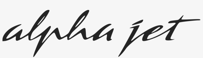 Alpha Jet Logo - Alpha Jet, transparent png #9816945