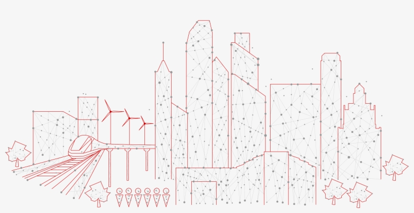 Cities Graphic Banner - Diagram, transparent png #9818215