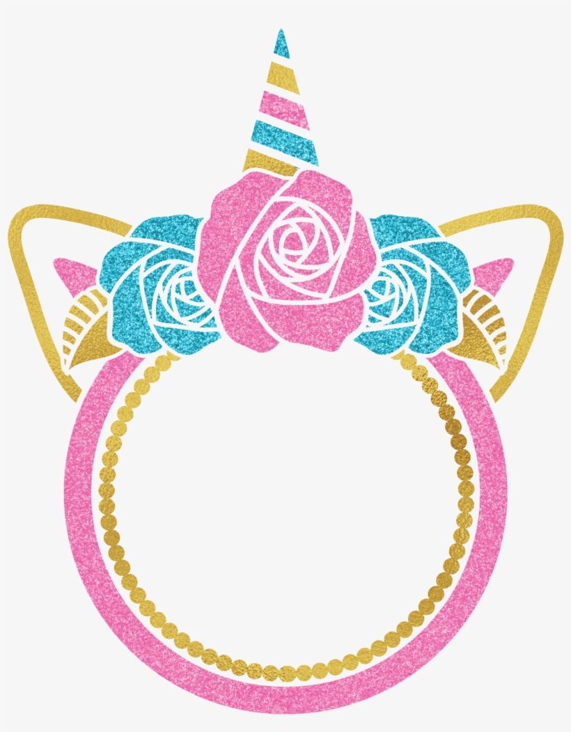 Load Image Into Gallery Viewer, Turning 8 Private Birthday - Unicorn Monogram Frame, transparent png #9818432