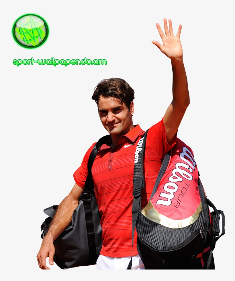 Federer Render Photo - Roger Federer French Open 2011, transparent png #9818745