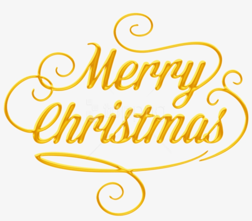 Free Png Merry Christmas Text Png - Merry Christmas Text Png, transparent png #9819067