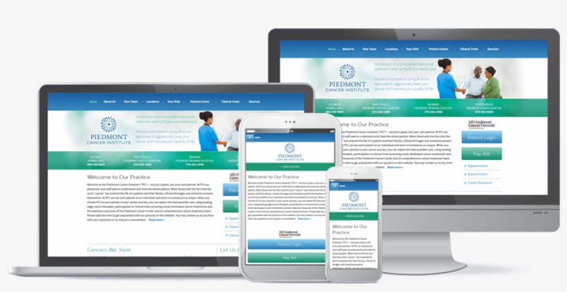 Custom Medical Website Design For Healthcare - Web Page, transparent png #9819154