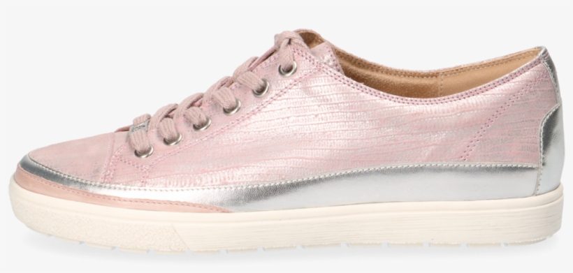 Women's Caprice Manou Lace Up Shoe Rose Reptile - Skate Shoe, transparent png #9819365