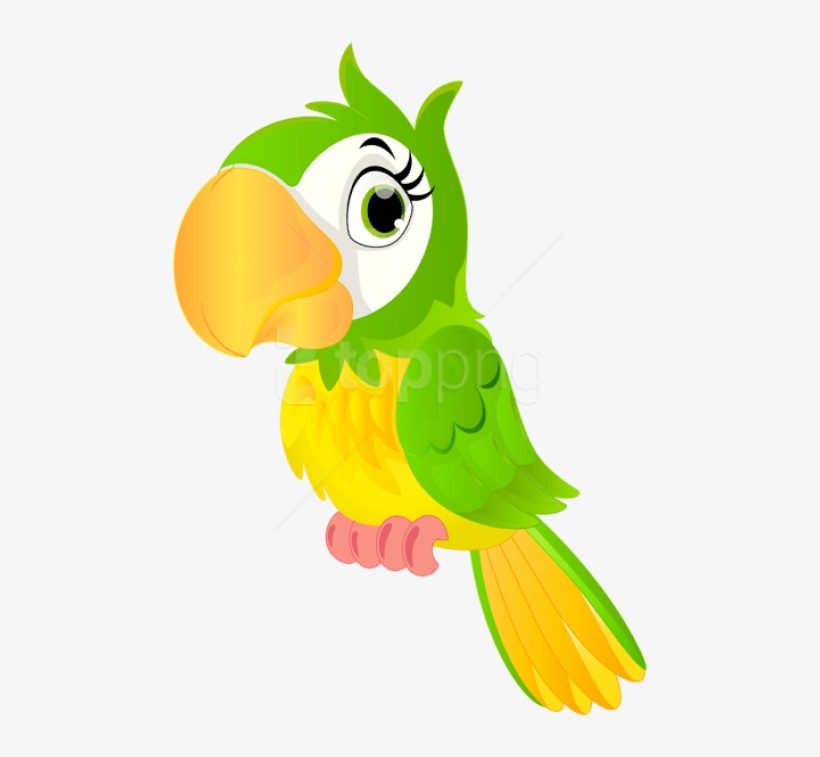 Free Png Download Parrot Cartoon Clipart Png Photo - Parrot Bird Clipart, transparent png #9820725