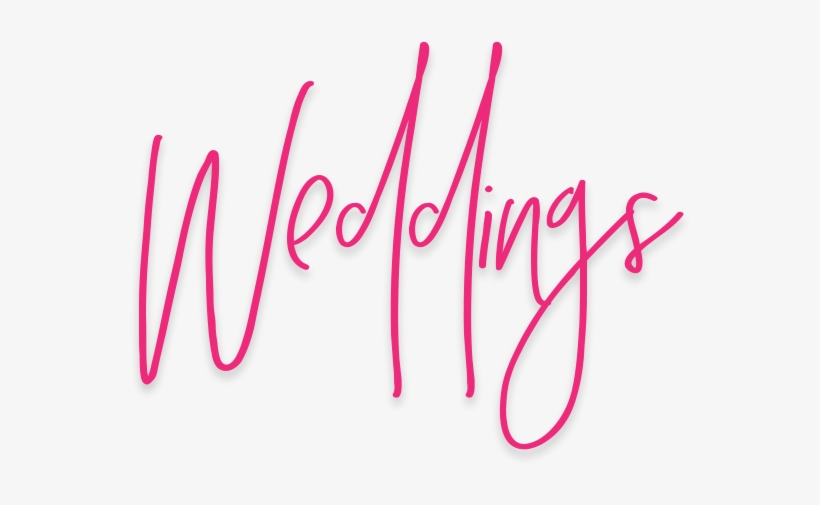Weddings - Calligraphy, transparent png #9822180