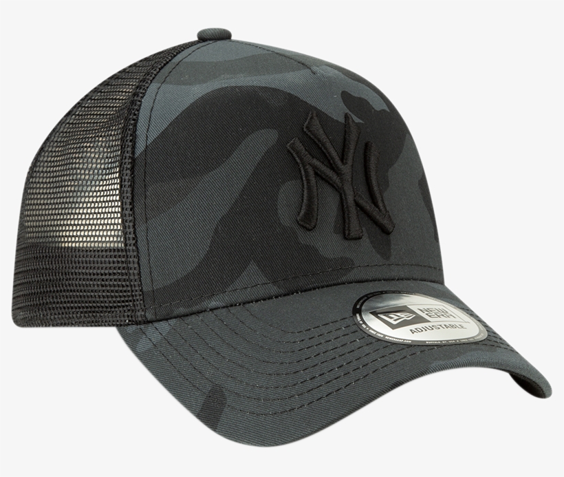 Ny Yankees New Era Camo Essential Trucker Cap - Baseball Cap, transparent png #9822242