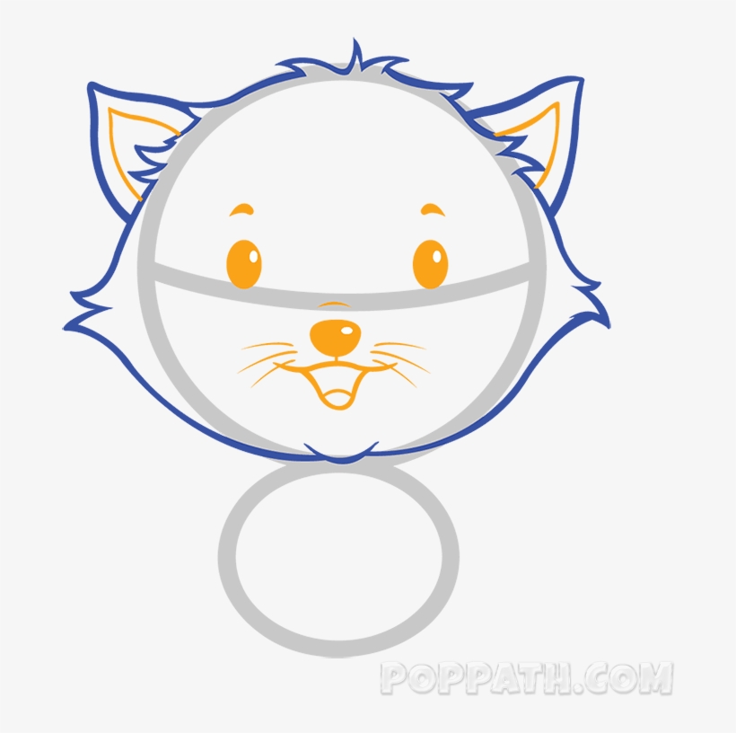 Drawing Cat Mouth - Draw Cat Open Mouth, transparent png #9822640