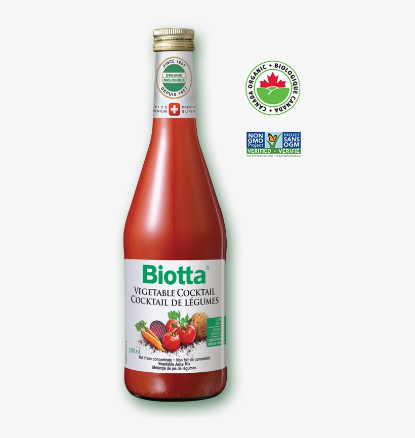 Biotta® Organic Vegetable Juice - Biotta Jus De Legume, transparent png #9823130