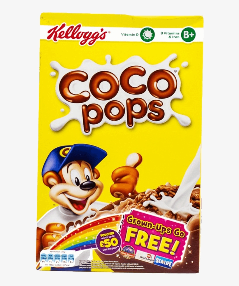 Kellogg's Cereal Coco Pops 510 Gm - Kellogg's Coco Pops 510g, transparent png #9823507