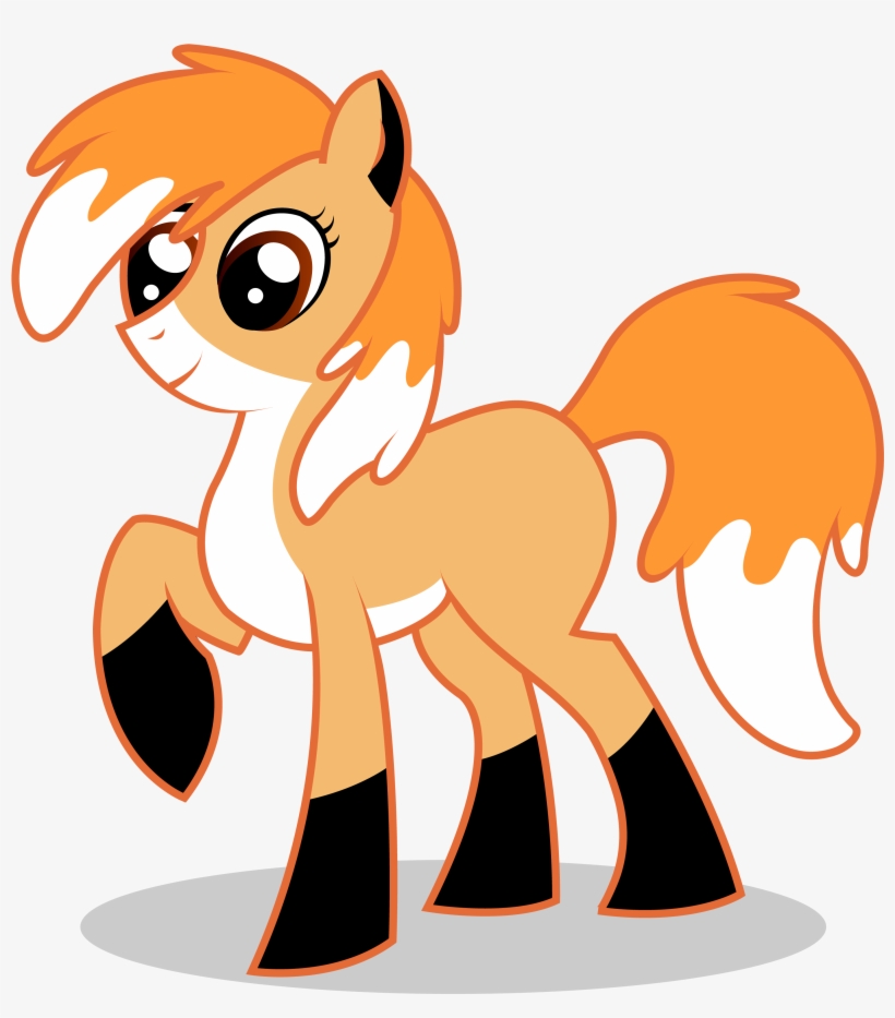 Fox Pony By Icantunloveyou Request - My Little Pony Fox Pony, transparent png #9823552